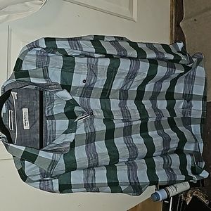 Tommy Bahama 2XLB button front cotton/lyocell shirt.